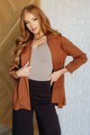 Hazel Blues® |  Magic 3/4 Blazer in Rust
