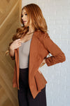 Hazel Blues® |  Magic 3/4 Blazer in Rust