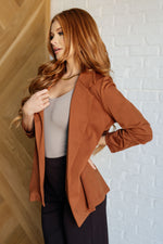 Hazel Blues® |  Magic 3/4 Blazer in Rust