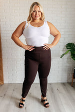 Hazel Blues® |  Magic Skinny 28" Pants in Chocolate