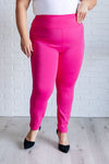 Hazel Blues® |  Magic Skinny 28" Pants in Hot Pink