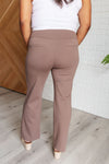 Hazel Blues® |  Magic Straight Pants in Dark Mocha