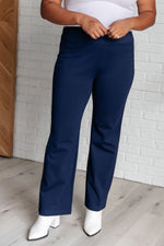 Hazel Blues® |  Magic Straight Pants in Navy