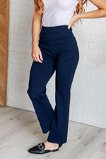 Hazel Blues® |  Magic Straight Pants in Navy