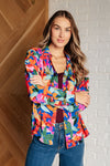 Hazel Blues® |  Make Like a Tree and Leaf Button Up Blouse