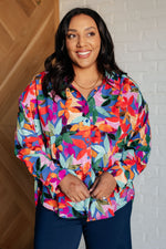 Hazel Blues® |  Make Like a Tree and Leaf Button Up Blouse