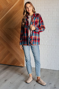 Hazel Blues® |  Make it Make Sense Plaid Button Up