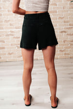 Hazel Blues® |  Mind Over Matter Pleated Shorts in Black