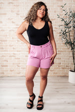 Hazel Blues® |  Obviously Perfect Pleated Shorts in Pink