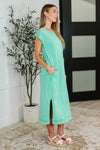 Hazel Blues® |  PREORDER: Mineral Wash Relaxed Maxi Tank Dress in Three Colors