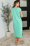 Hazel Blues® |  PREORDER: Mineral Wash Relaxed Maxi Tank Dress in Three Colors