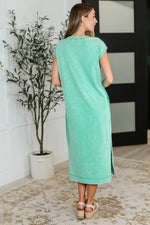 Hazel Blues® |  PREORDER: Mineral Wash Relaxed Maxi Tank Dress in Three Colors