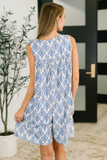 Hazel Blues® |  Miss Mischief V-Neck Romper in Blue