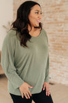 Hazel Blues® |  My Cozy Haven Long Sleeve Top