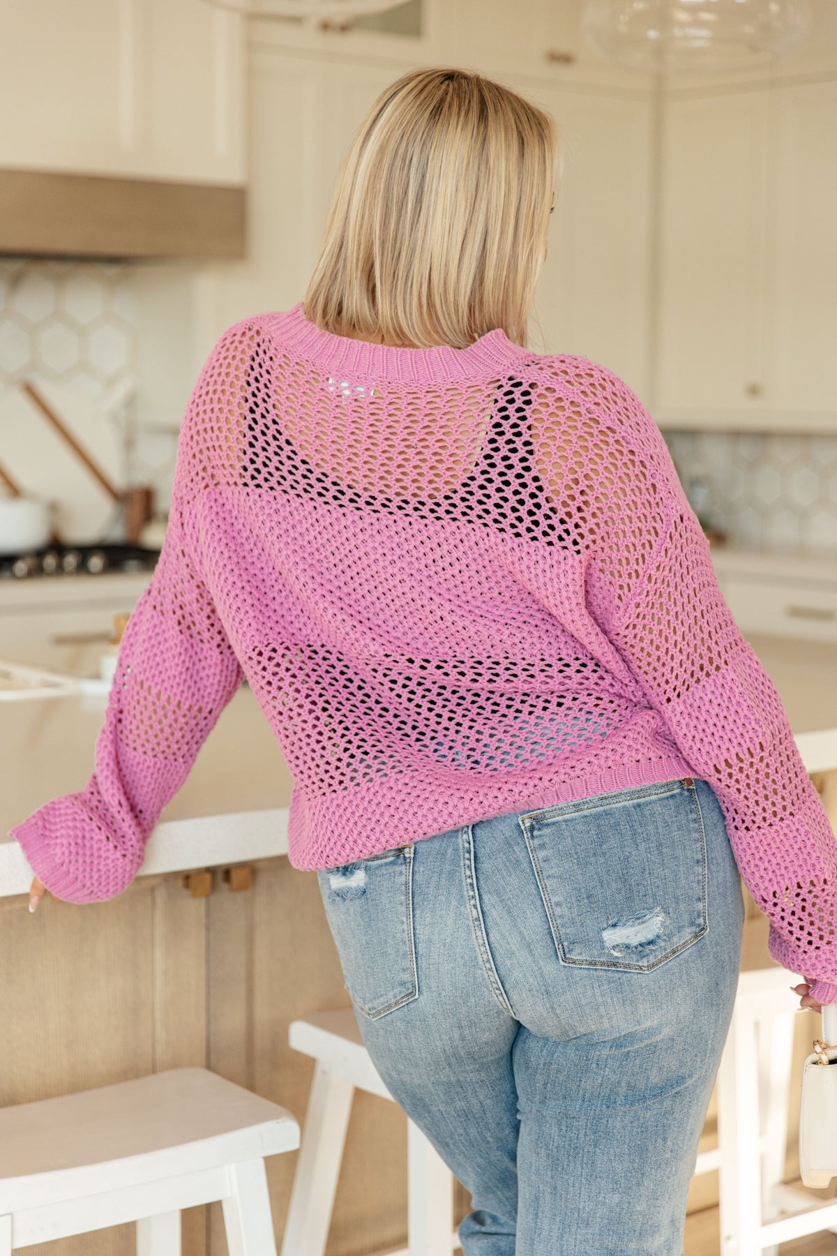 Hazel Blues® |  My Latest Love Loose Knit Sweater