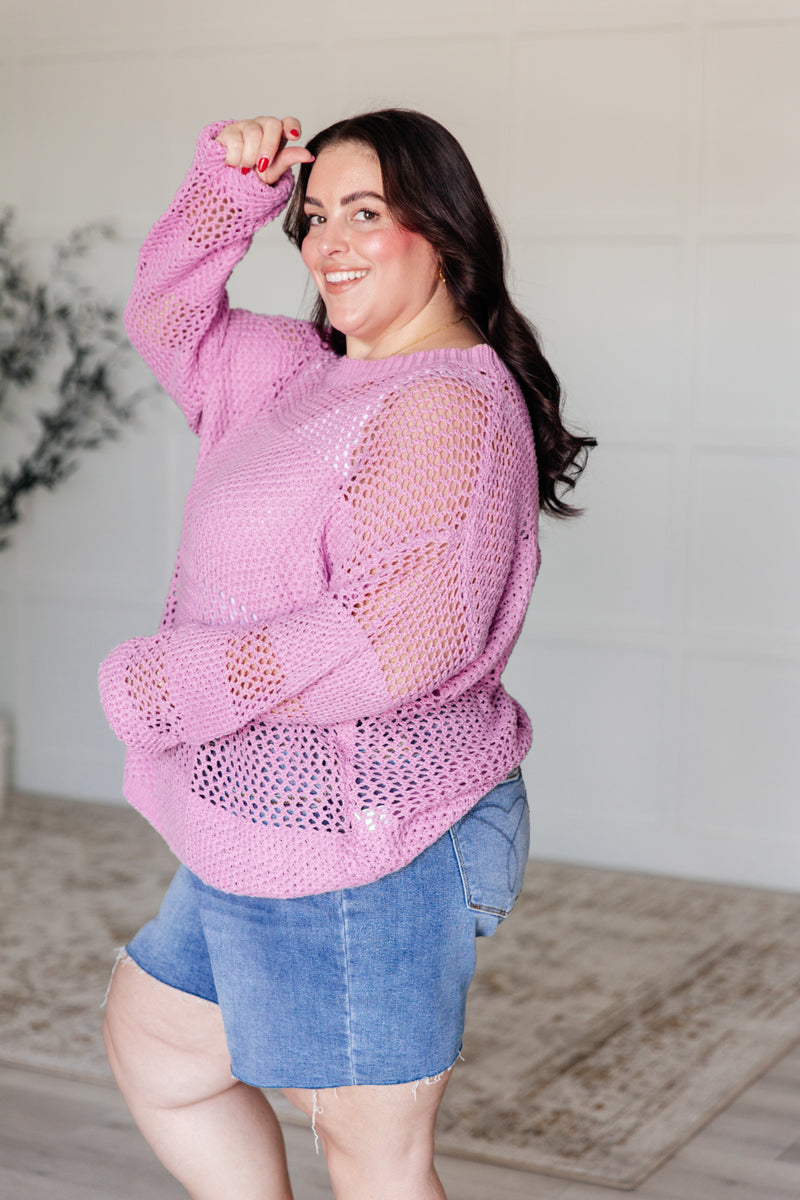 Hazel Blues® |  My Latest Love Loose Knit Sweater