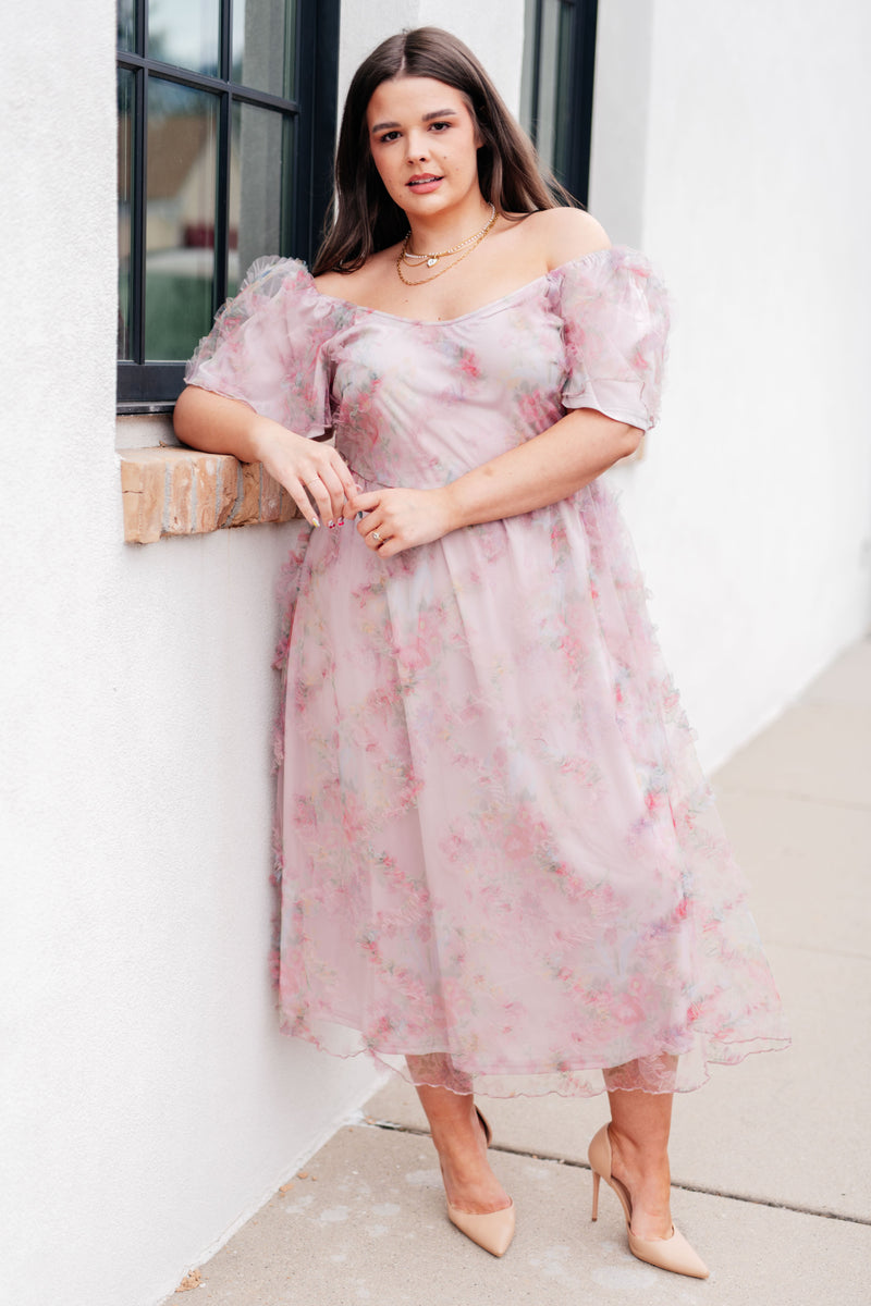 Hazel Blues® |  My Little Songbird Fluttersleeve Dress