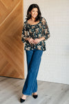 Hazel Blues® |  New Beginnings Square Neck Blouse
