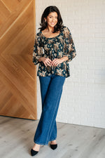 Hazel Blues® |  New Beginnings Square Neck Blouse
