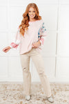 Hazel Blues® |  New Chapter Floral Color Block Patchwork Top