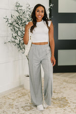 Hazel Blues® |  New Discovery Center Seam Wide Leg Pants