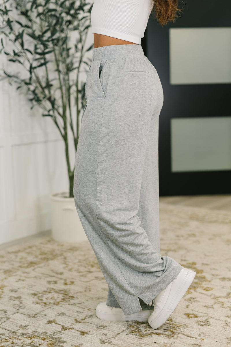 Hazel Blues® | New Discovery Center Seam Wide Leg Pants