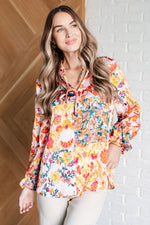 Hazel Blues® |  New Romantics Balloon Sleeve Boho Blouse