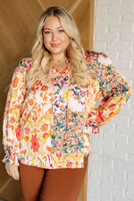Hazel Blues® |  New Romantics Balloon Sleeve Boho Blouse