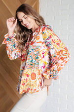 Hazel Blues® |  New Romantics Balloon Sleeve Boho Blouse
