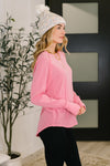 Hazel Blues® |  Nice to Each Other Raglan Sleeve Top in Fuchsia