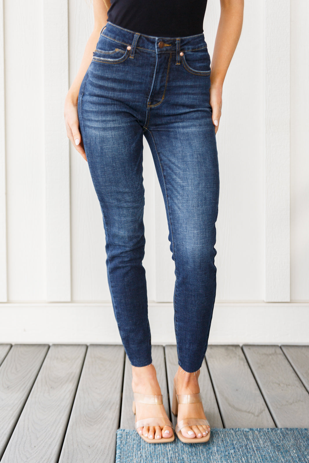 Hazel Blues® |  Nicole Tummy Control Skinny Jeans