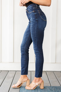 Hazel Blues® |  Nicole Tummy Control Skinny Jeans