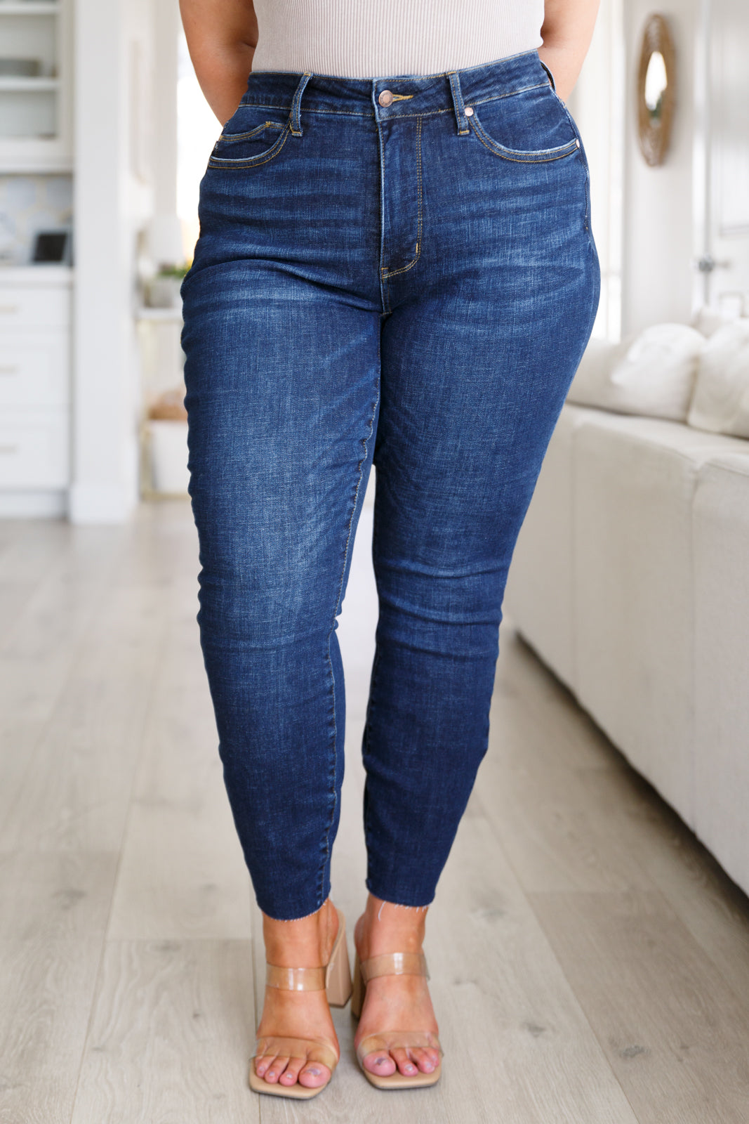 Hazel Blues® |  Nicole Tummy Control Skinny Jeans