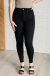 Hazel Blues® |  Nicole Tummy Control Skinny Jeans in Black