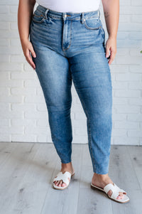 Hazel Blues® |  Nicole Tummy Control Skinny Jeans in Vintage Wash