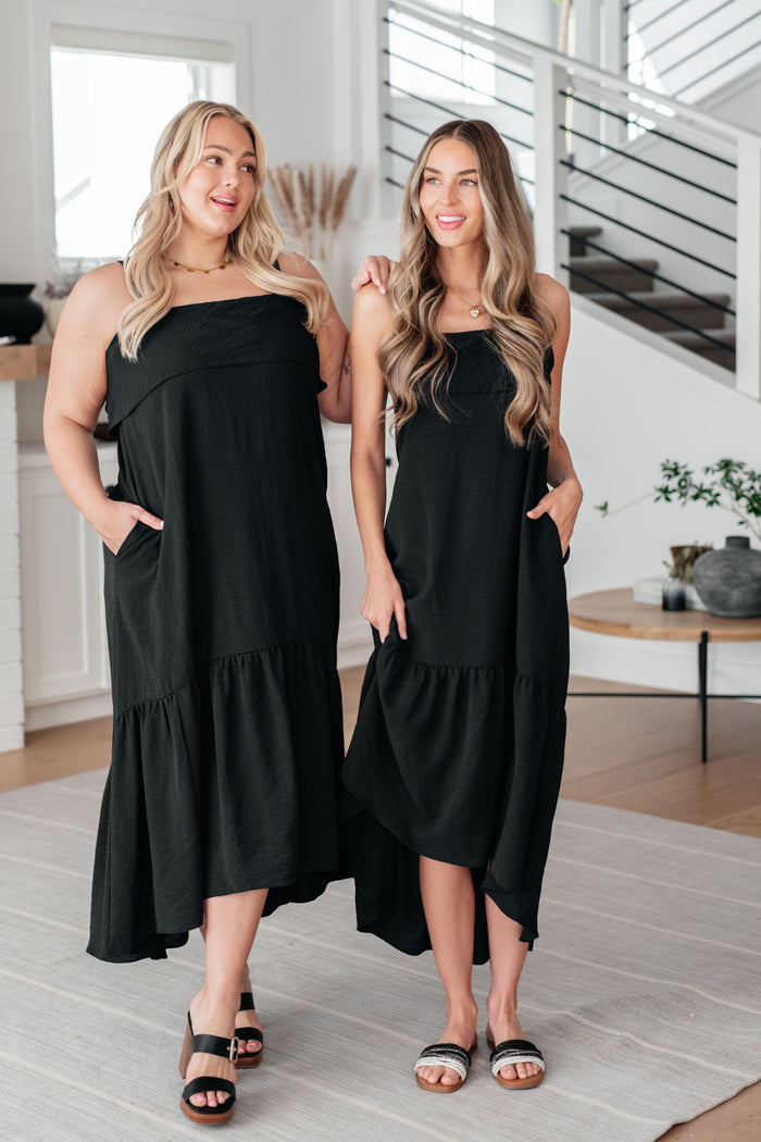 Hazel Blues® |  Nightlife Tie Back Maxi Dress