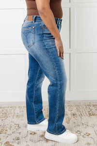 Hazel Blues® |  Nivea Vintage Wash Thermal Straight Jeans