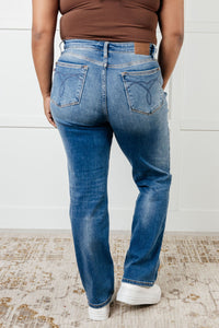 Hazel Blues® |  Nivea Vintage Wash Thermal Straight Jeans