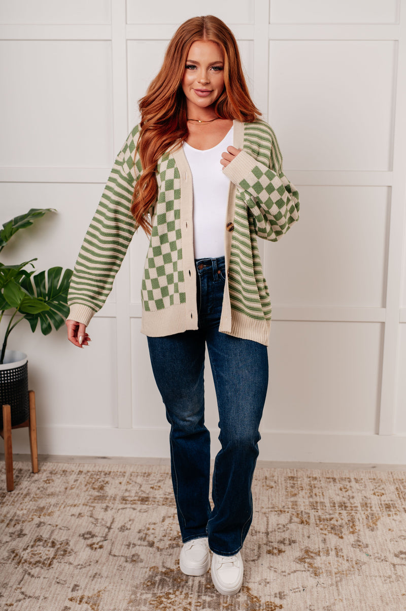 Hazel Blues® |  No Brainer Button Down Sweater Knit Cardigan