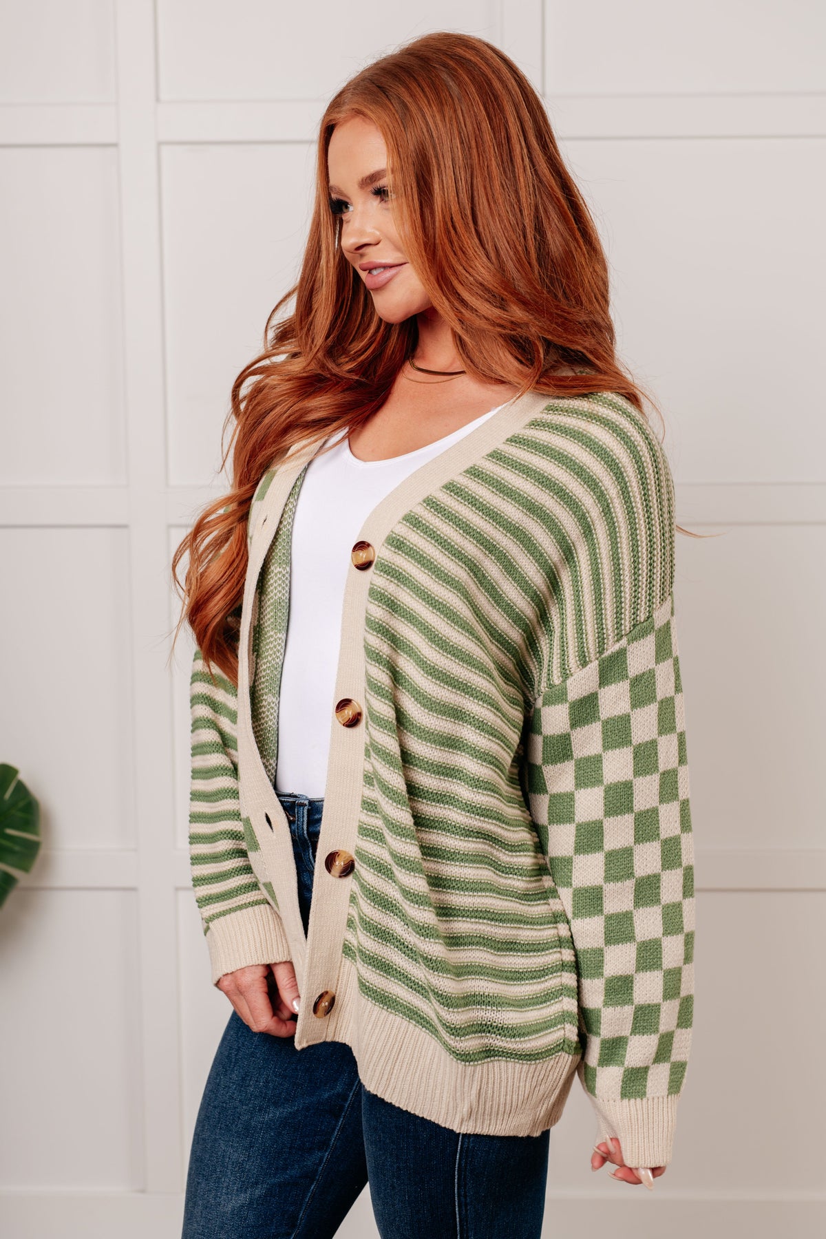 Hazel Blues® |  No Brainer Button Down Sweater Knit Cardigan