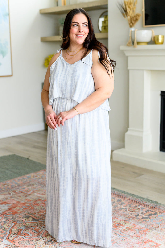 Hazel Blues® |  No More Grey Skies Maxi Dress