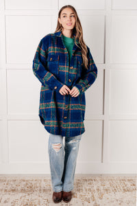 Hazel Blues® |  No Tears Plaid Coat