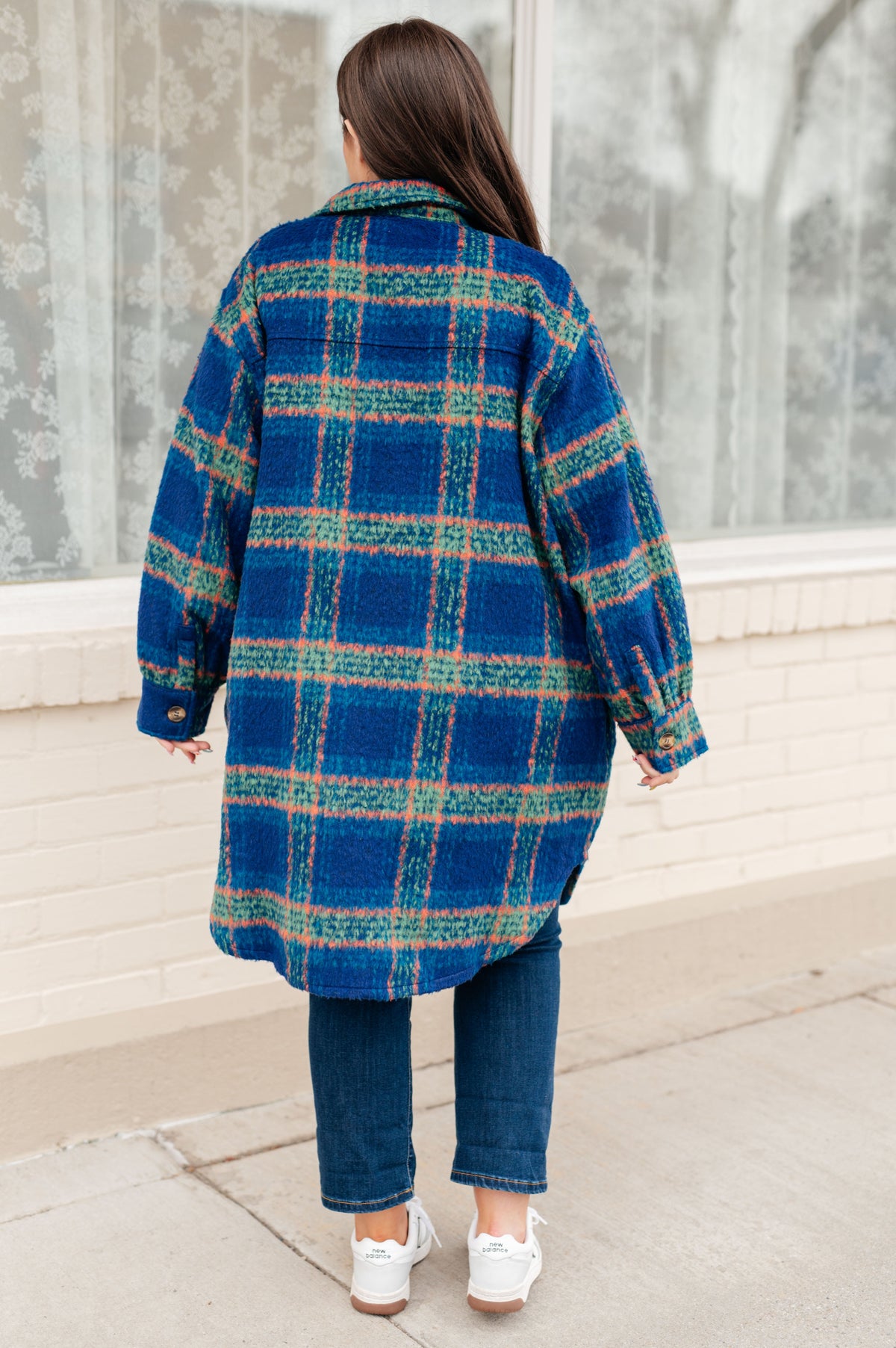 Hazel Blues® |  No Tears Plaid Coat