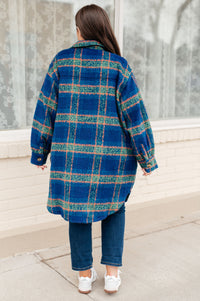 Hazel Blues® |  No Tears Plaid Coat