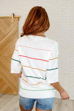 Hazel Blues® |  Normal Volume Striped Sweater