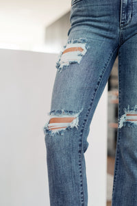 Hazel Blues® |  O'Hara Destroyed Straight Jeans