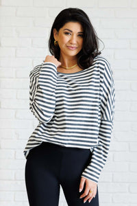 Hazel Blues® |  Obviously Mine Striped Oversized Top