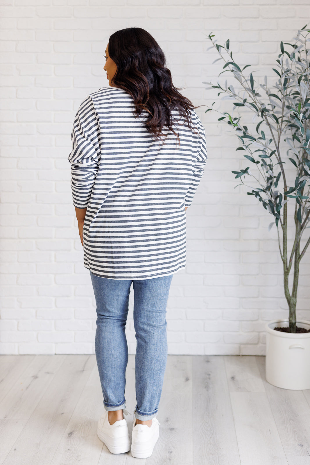 Hazel Blues® |  Obviously Mine Striped Oversized Top