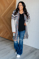 Hazel Blues® |  Oh So Lucky Fringe Cardigan