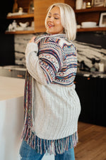 Hazel Blues® |  Oh So Lucky Fringe Cardigan